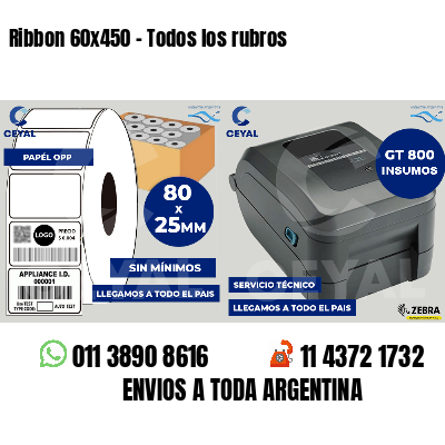 Ribbon 60x450 - Todos los rubros