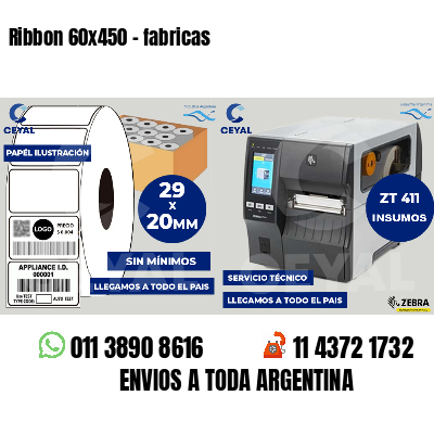 Ribbon 60x450 - fabricas
