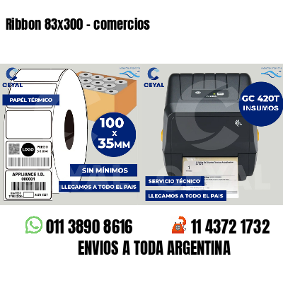 Ribbon 83x300 - comercios