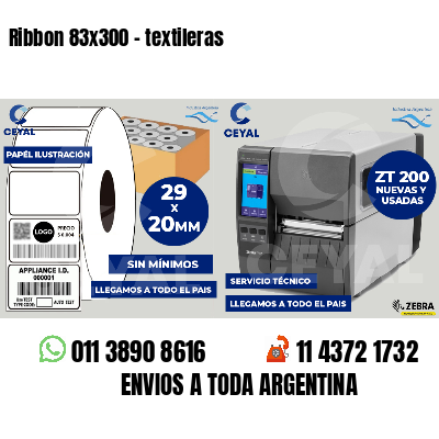 Ribbon 83x300 - textileras