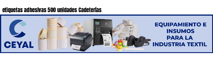 etiquetas adhesivas 500 unidades Cadeterías