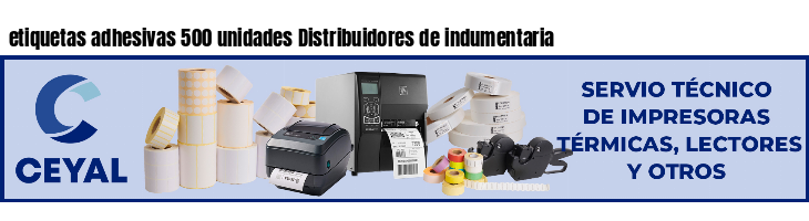 etiquetas adhesivas 500 unidades Distribuidores de indumentaria