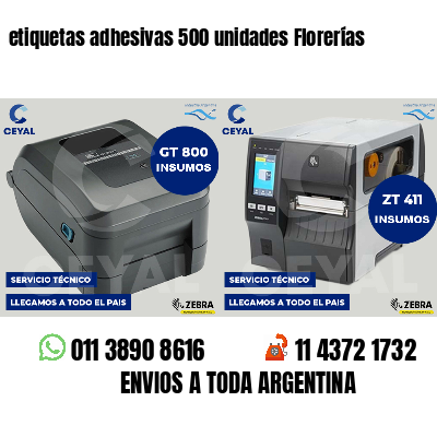 etiquetas adhesivas 500 unidades Florerías