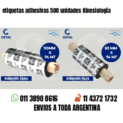 etiquetas adhesivas 500 unidades Kinesiología