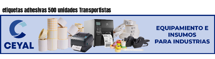 etiquetas adhesivas 500 unidades Transportistas