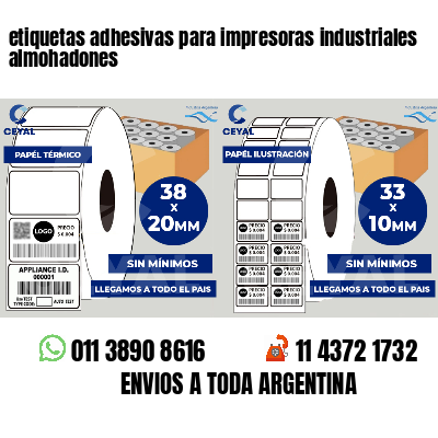etiquetas adhesivas para impresoras industriales almohadones