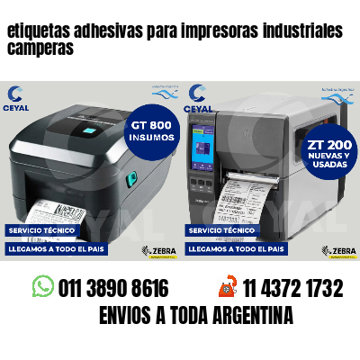 etiquetas adhesivas para impresoras industriales camperas