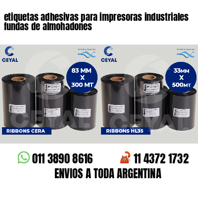 etiquetas adhesivas para impresoras industriales fundas de almohadones