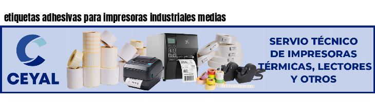 etiquetas adhesivas para impresoras industriales medias