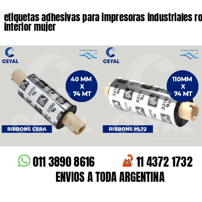 etiquetas adhesivas para impresoras industriales ropa interior mujer