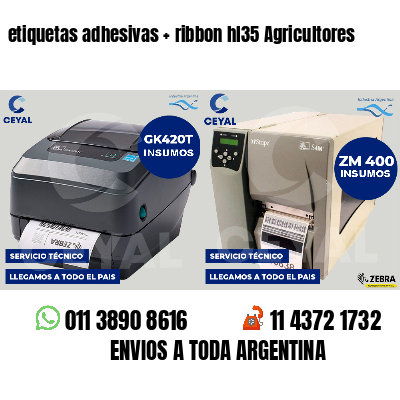 etiquetas adhesivas   ribbon hl35 Agricultores