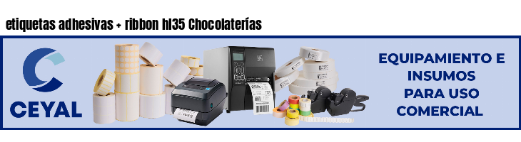 etiquetas adhesivas   ribbon hl35 Chocolaterías