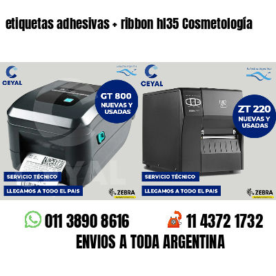 etiquetas adhesivas   ribbon hl35 Cosmetología