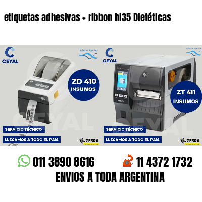 etiquetas adhesivas ribbon hl35 Dietéticas