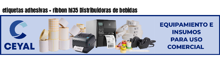 etiquetas adhesivas ribbon hl35 Distribuidoras de bebidas