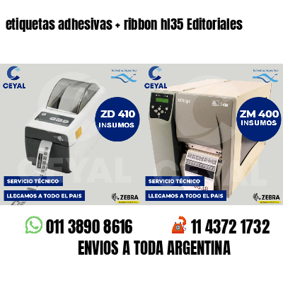 etiquetas adhesivas   ribbon hl35 Editoriales