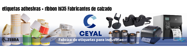 etiquetas adhesivas ribbon hl35 Fabricantes de calzado