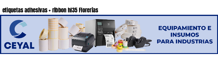 etiquetas adhesivas ribbon hl35 Florerías