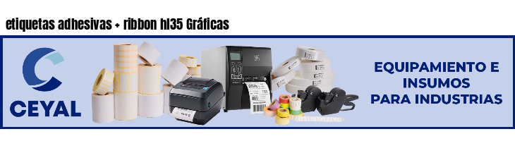 etiquetas adhesivas ribbon hl35 Gráficas