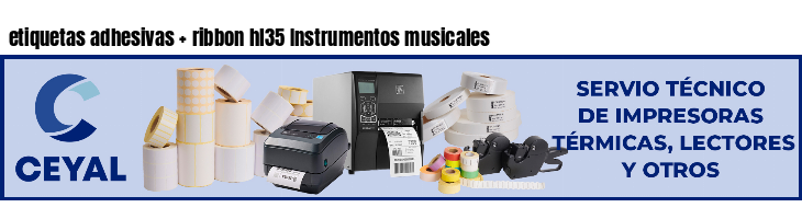 etiquetas adhesivas   ribbon hl35 Instrumentos musicales