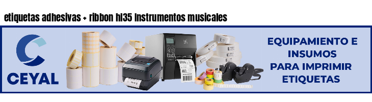 etiquetas adhesivas ribbon hl35 Instrumentos musicales