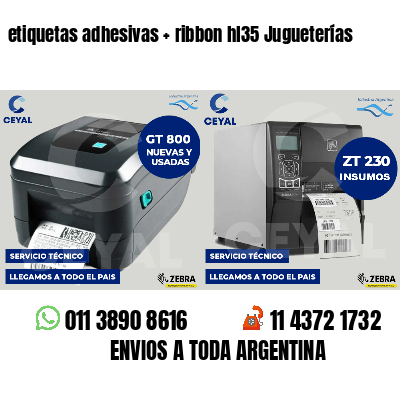 etiquetas adhesivas   ribbon hl35 Jugueterías