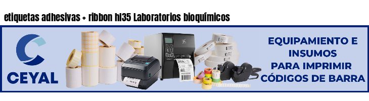 etiquetas adhesivas   ribbon hl35 Laboratorios bioquímicos