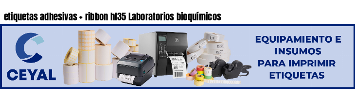 etiquetas adhesivas ribbon hl35 Laboratorios bioquímicos