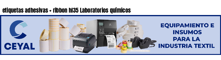 etiquetas adhesivas   ribbon hl35 Laboratorios químicos
