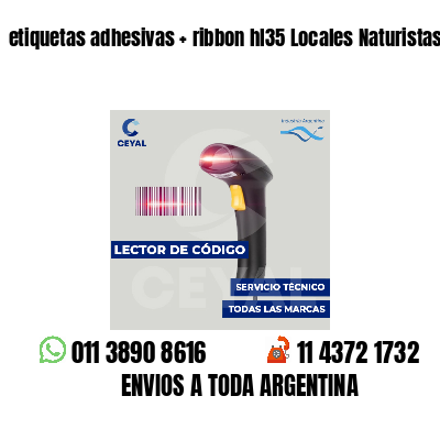 etiquetas adhesivas   ribbon hl35 Locales Naturistas