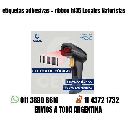 etiquetas adhesivas   ribbon hl35 Locales Naturistas