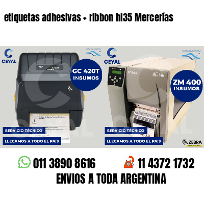 etiquetas adhesivas   ribbon hl35 Mercerías
