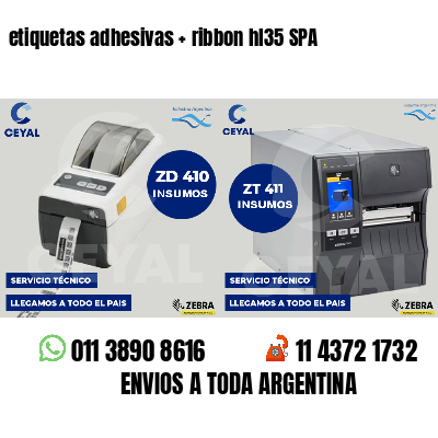 etiquetas adhesivas ribbon hl35 SPA
