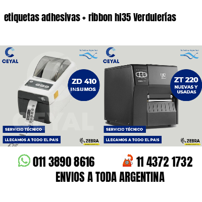 etiquetas adhesivas   ribbon hl35 Verdulerías