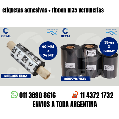 etiquetas adhesivas ribbon hl35 Verdulerías