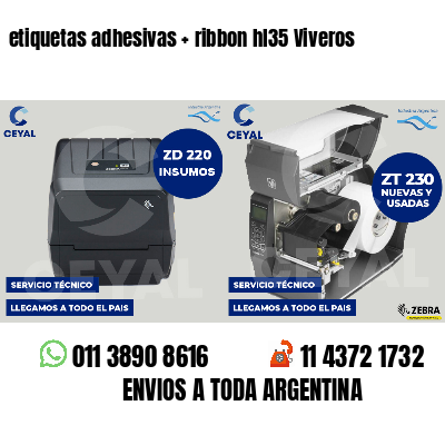 etiquetas adhesivas   ribbon hl35 Viveros