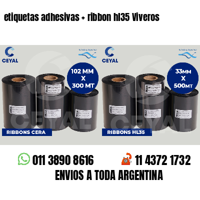etiquetas adhesivas   ribbon hl35 Viveros