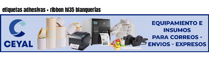 etiquetas adhesivas ribbon hl35 blanquerías