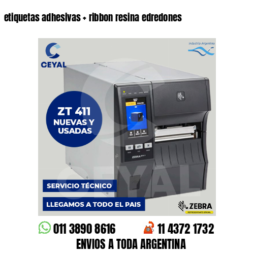 etiquetas adhesivas   ribbon resina edredones