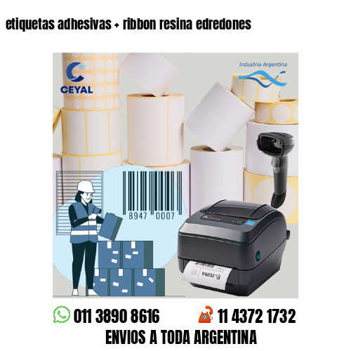 etiquetas adhesivas   ribbon resina edredones