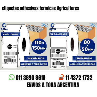 etiquetas adhesivas termicas Agricultores