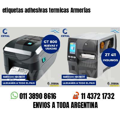 etiquetas adhesivas termicas Armerías
