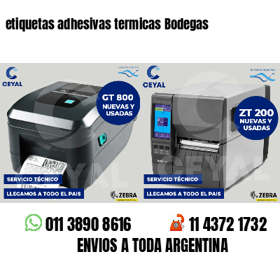etiquetas adhesivas termicas Bodegas
