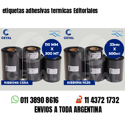 etiquetas adhesivas termicas Editoriales