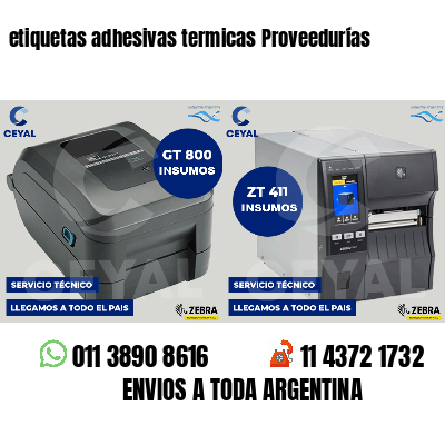 etiquetas adhesivas termicas Proveedurías