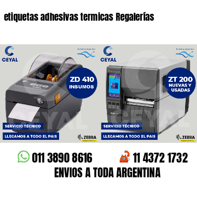 etiquetas adhesivas termicas Regalerías