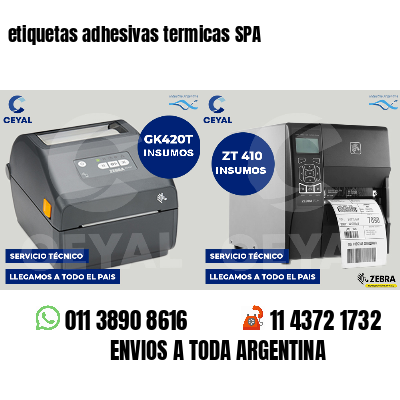 etiquetas adhesivas termicas SPA