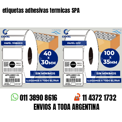 etiquetas adhesivas termicas SPA