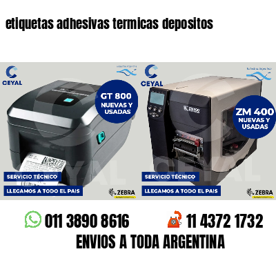 etiquetas adhesivas termicas depositos