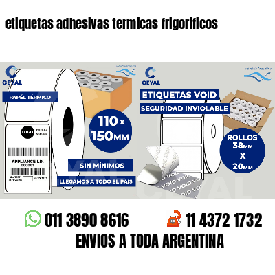 etiquetas adhesivas termicas frigorificos